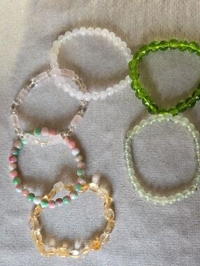 Nature’s Harmony: 5-Piece Gemstone Bundle